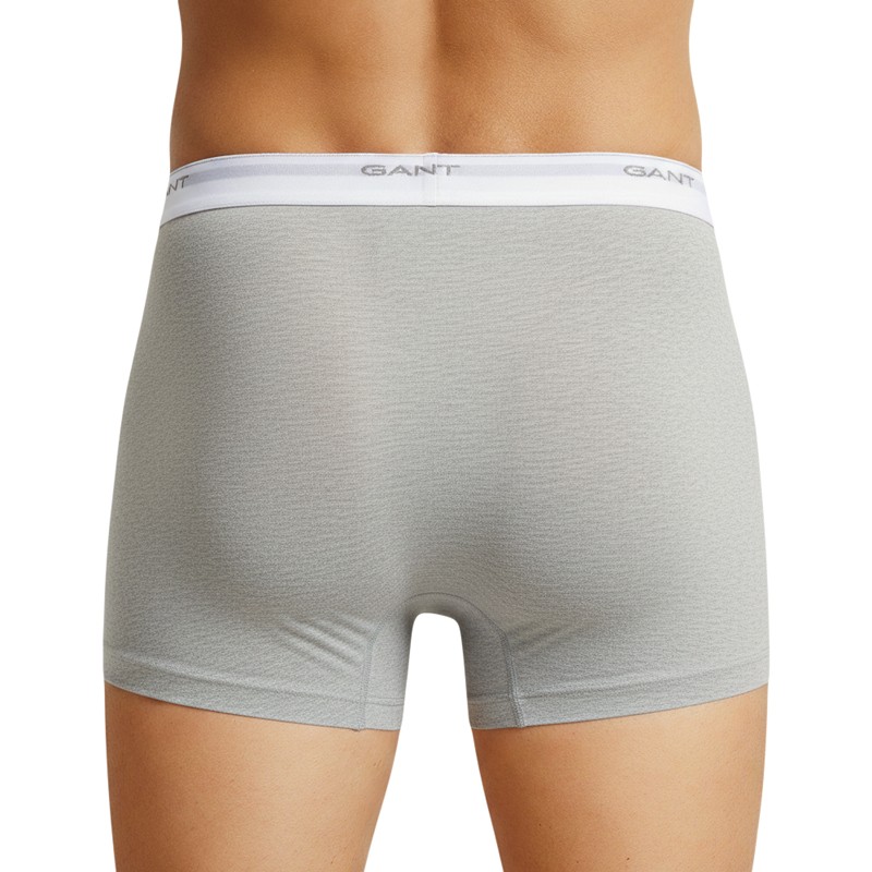 GANT_3-erSet_Trunks_Weiß_Hellgrau_Schwarz