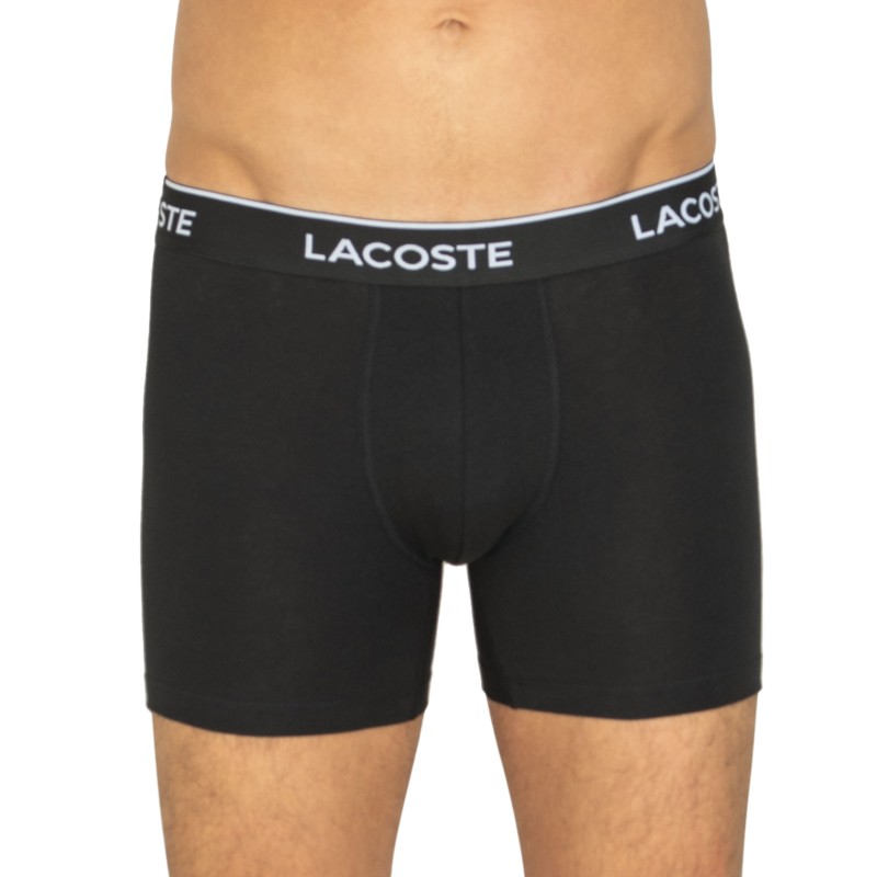 Lacoste 3-er Set Boxer Briefs Schwarz mit Webbund