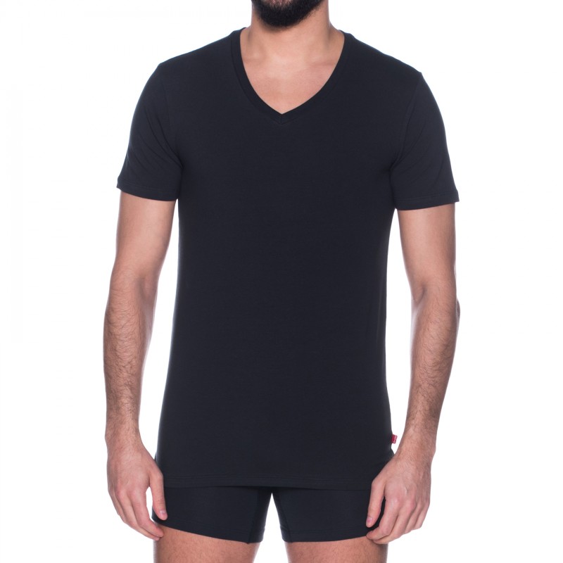 Levi's_2-er Set_T-Shirt_V-Ausschnitt_Schwarz