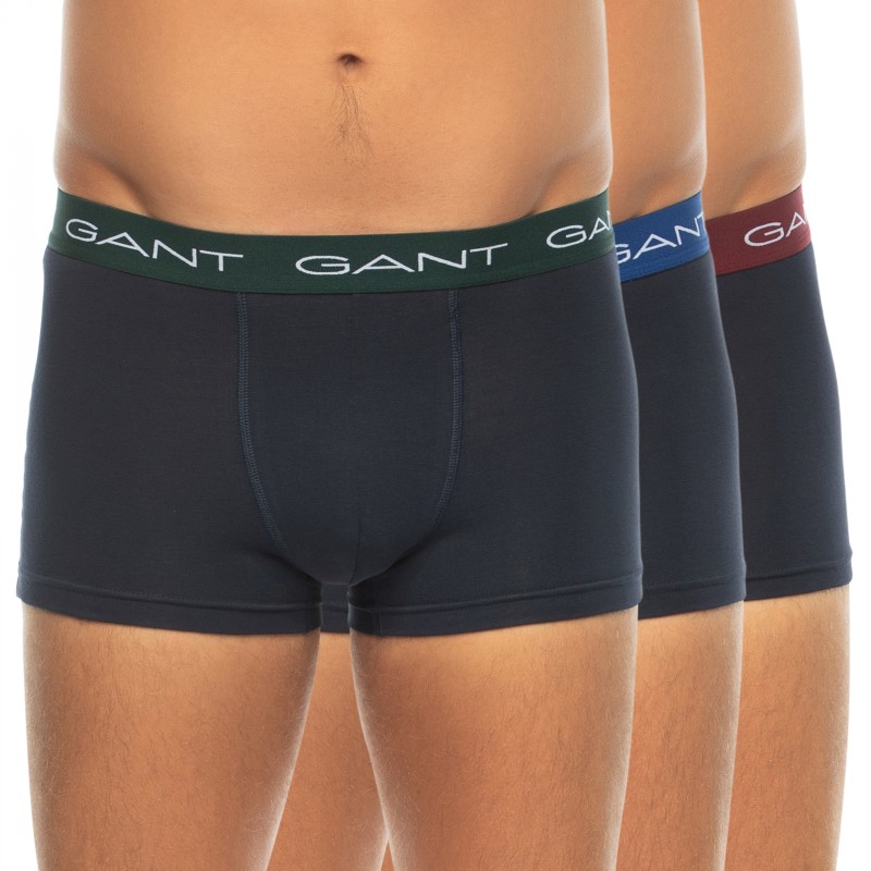 GANT_3-erSet_Trunks_Blau_mitverschiedenfarbigemWebbund