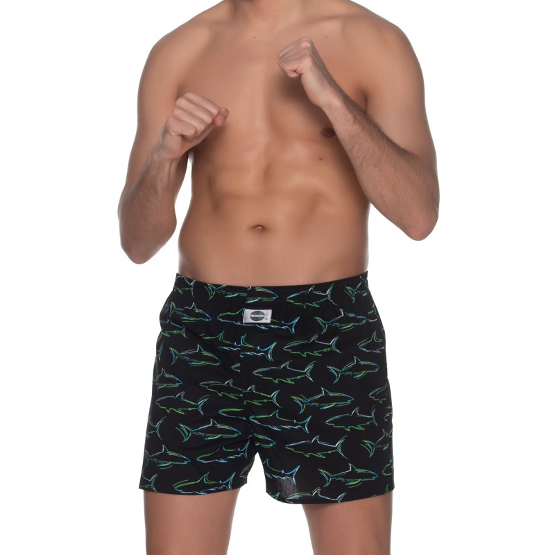 Boxerman_D.E.A.LInternational_Boxershorts_Schwarz_mitMotiv