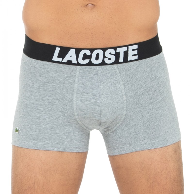 Boxerman_Herrenunterwäsche_Lacoste_3-er Set_Boxer Briefs_Schwarz, Grau & Weiß