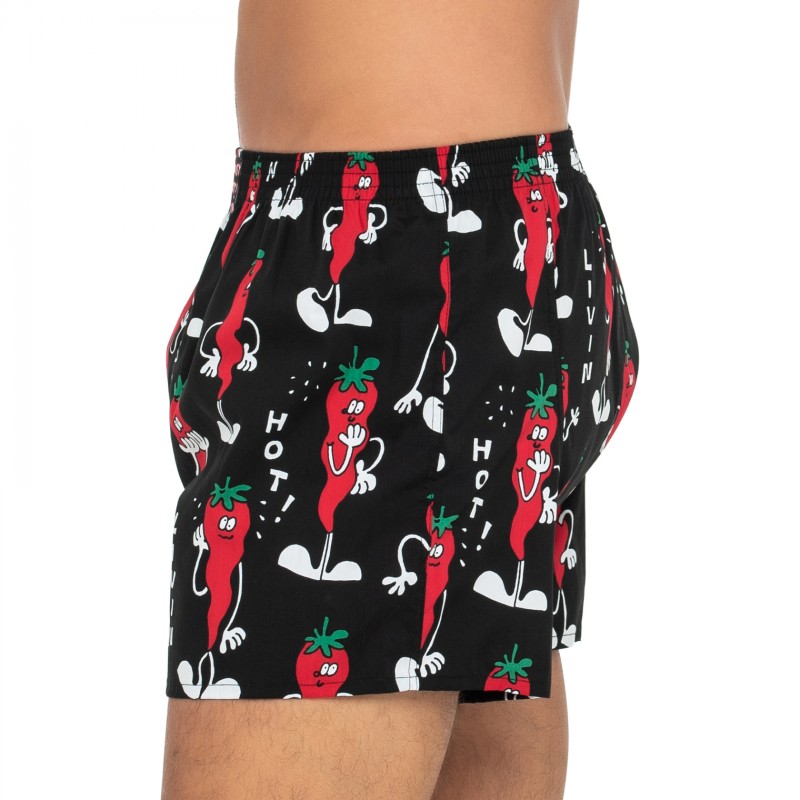 LousyLivin_2-erSet_Boxershorts_Schwarz_mitPrint