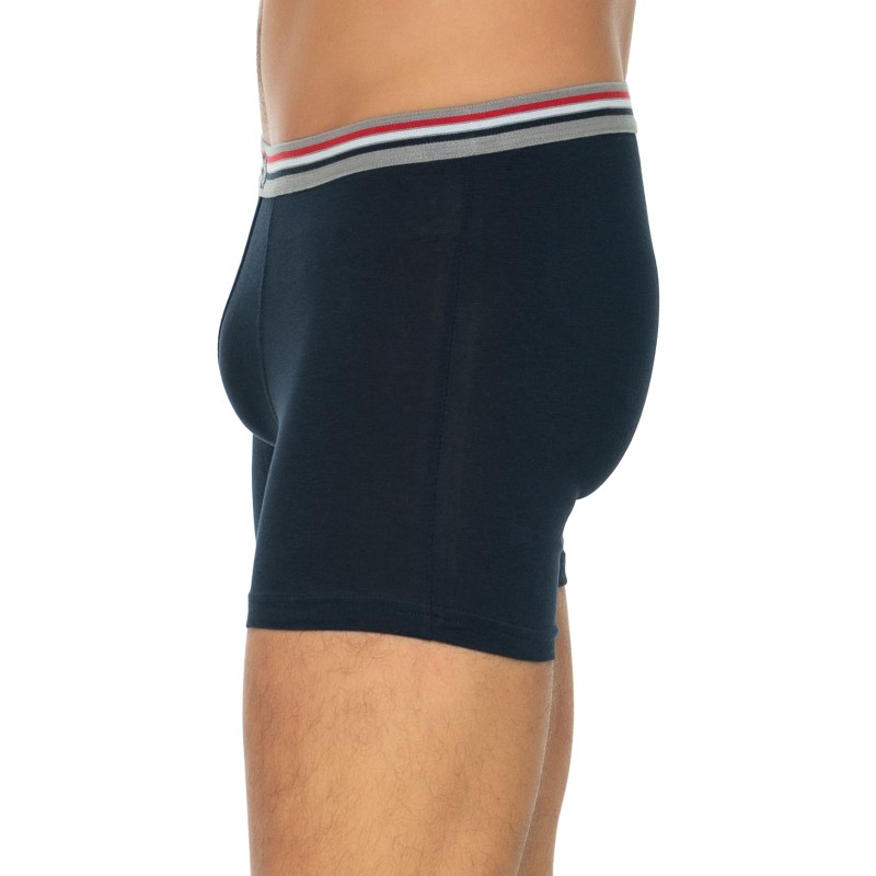 Boxerman_Herrenunterwäsche_Boxershorts_Bugatti_3-erSet_Long Pants_Schwarz Grau