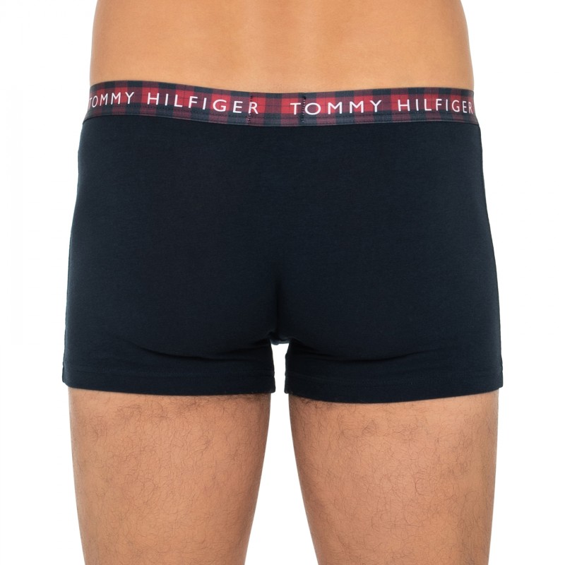 TommyHilfiger_3-erSet_Trunks_Schwarz_mitkariertemWebbund