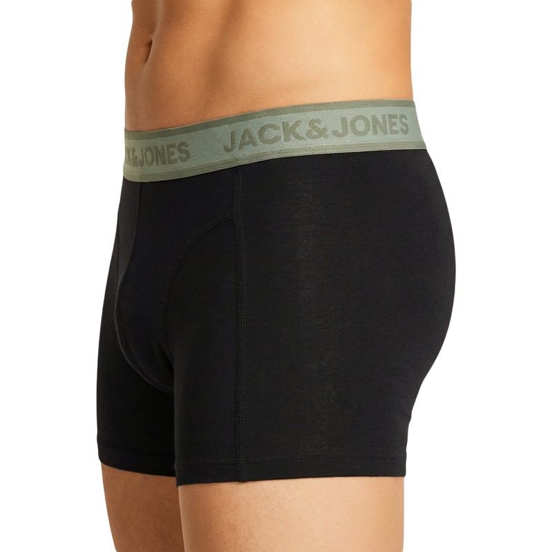 Jack & Jones 3-er Set Trunks Hellbau Hellgrau Petrol