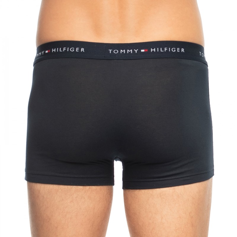 TommyHilfiger_3-erSet_Trunks_Blau&Khaki_mitverschiedenfarbigemWebbund