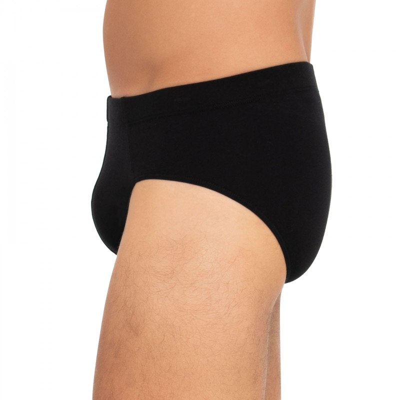 Schiesser 3-er Set Slips Schwarz