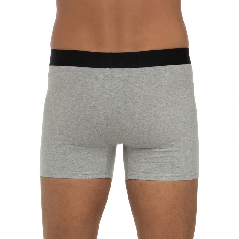 Boxerman_Herrenunterwäsche_Boxershorts_Superdry_3-er Set_Boxer Briefs_Schwarz Grau