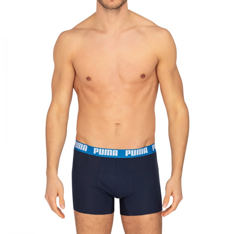 Puma_4-erSet_Boxer_Blau&Grau_mitverschiedenfarbigemWebbund