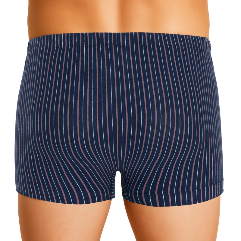 Schiesser_3-erSet_Trunks_Blau_Gestreift