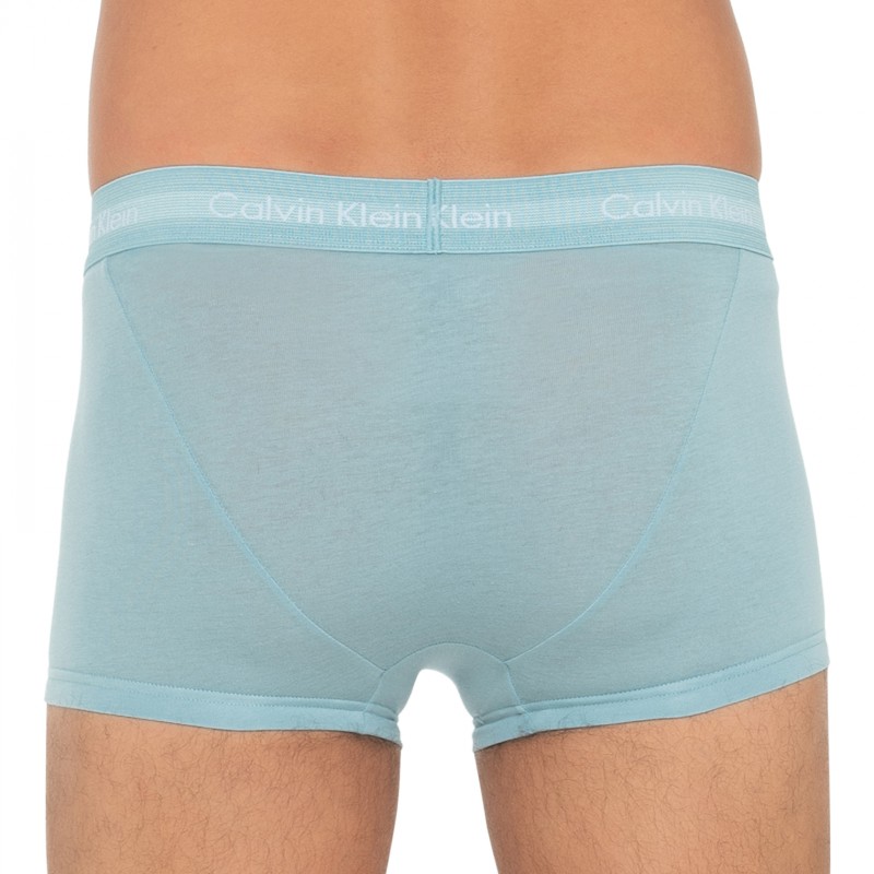 Calvin Klein_3-er Set_Low Rise Trunks_Grün Türkis & Grau
