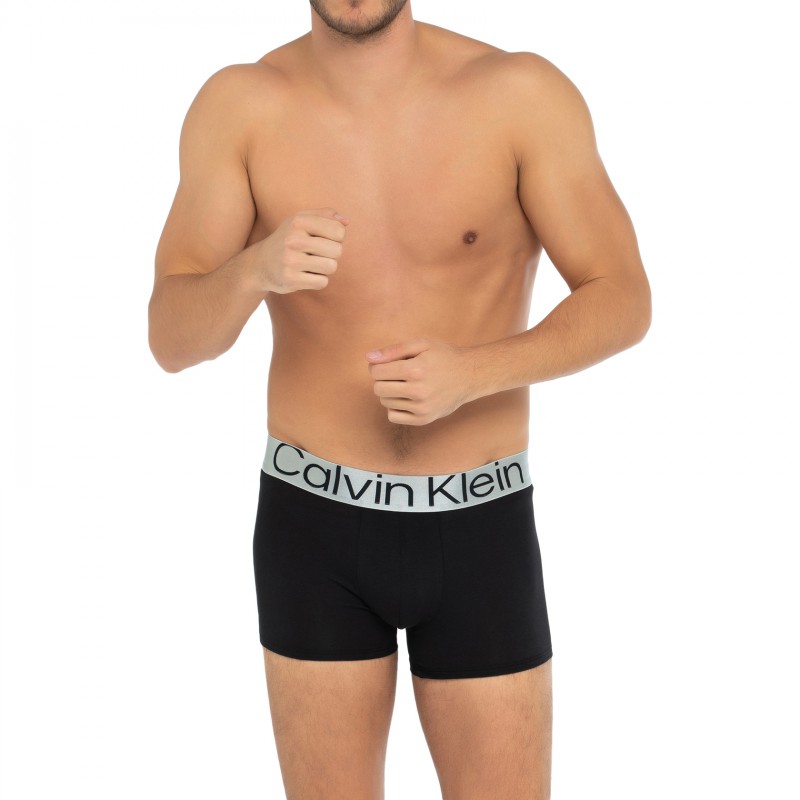 CalvinKlein_3-erSet_Trunks_Schwarz,Grau&Rot
