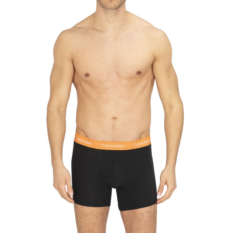 CalvinKlein_5-erSetBoxerBriefs_Schwarz_Priude_mitverschiedenfarbigemWebbund