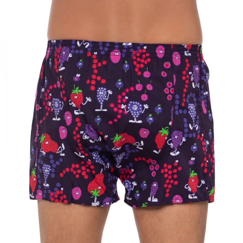 Boxerman_Herrenunterwäsche_Lousy Livin_2 Set_Boxershorts_Blau Lila_Motiv