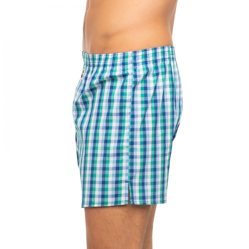 Boxerman_Herrenunterwäsche_D.E.A.L International_Boxershorts_Blau_kariert
