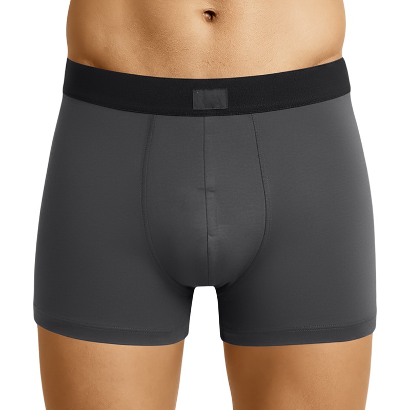 Mey_TrunkShorts_Grau_mit_schwarzem_Bund