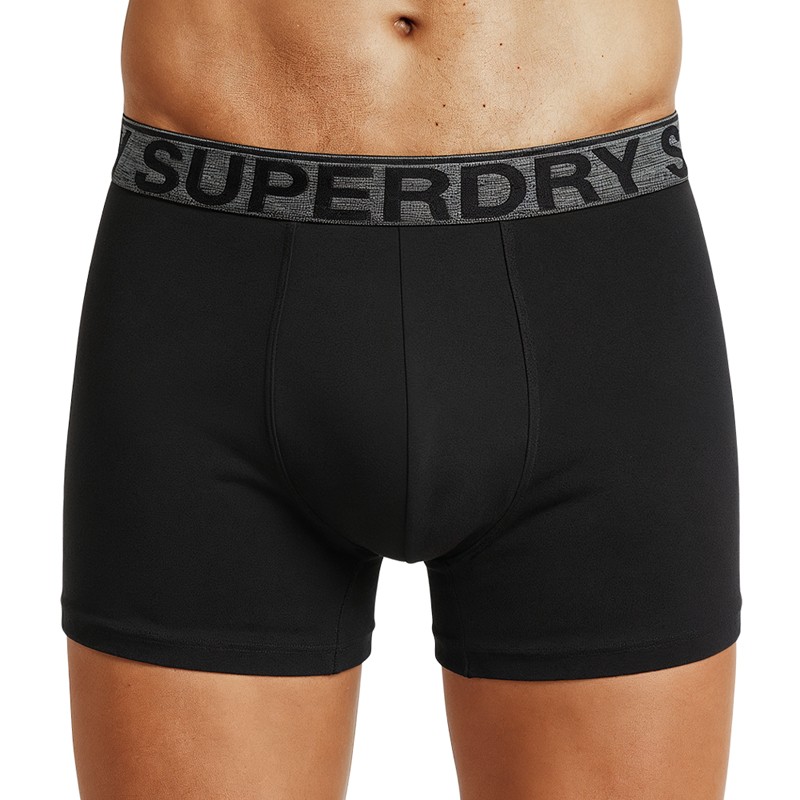 Superdry 3-er Set Trunks Schwarz