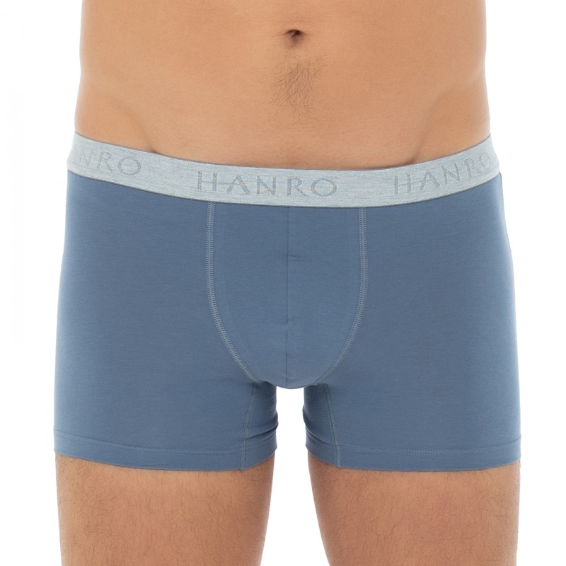 Hanro_2-erSet_Trunks_Blau&Khaki