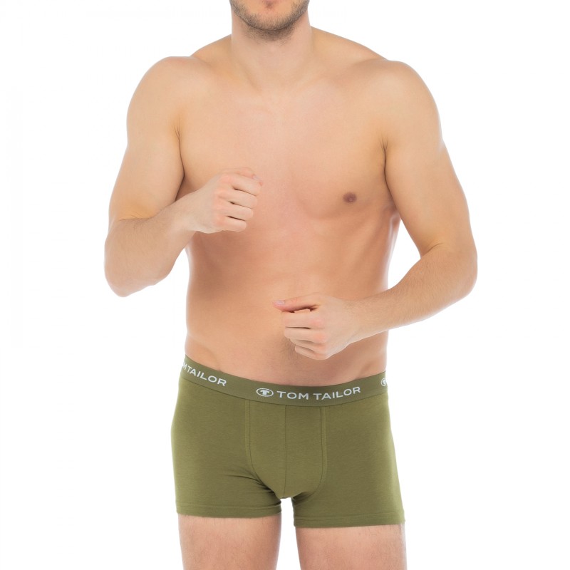 TomTailor_3-erSet_Trunks_Blau,Weiß&Khaki_gestreift