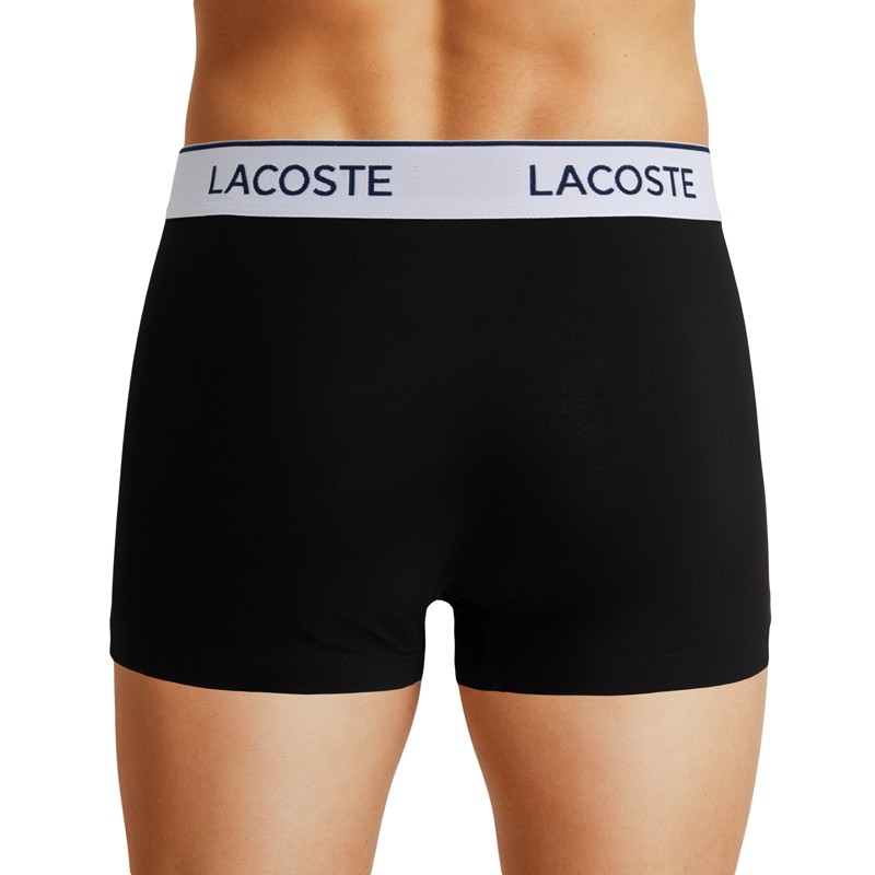 Boxerman_Herrenunterwäsche_Boxershorts_ Lacoste_3-er Set_Trunks_Schwarz
