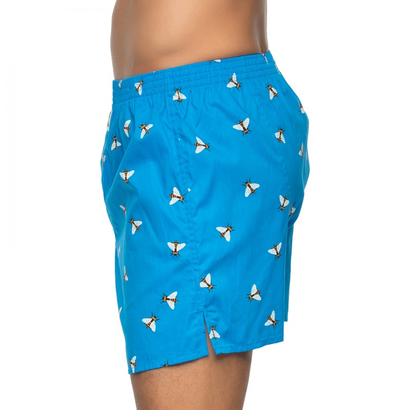 Boxerman_Herrenunterwäsche_D.E.A.LInternational_Boxershorts_Blau_Bienen