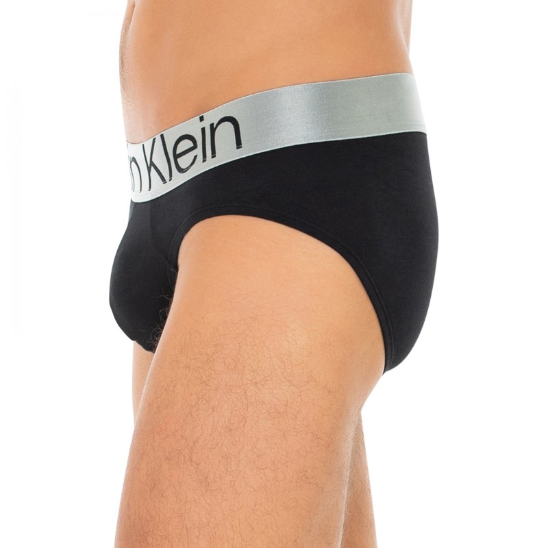 Boxerman_Herrenunterwäsche_Calvin Klein_3-er Set_Slips_Schwarz Grau & Weiß