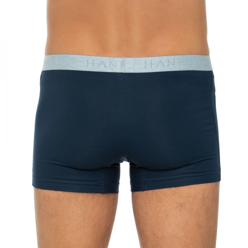 Boxerman_Herrenunterwäsche_Retroshorts_Boxershorts_Hanro_2-er Set_Trunks_Grau