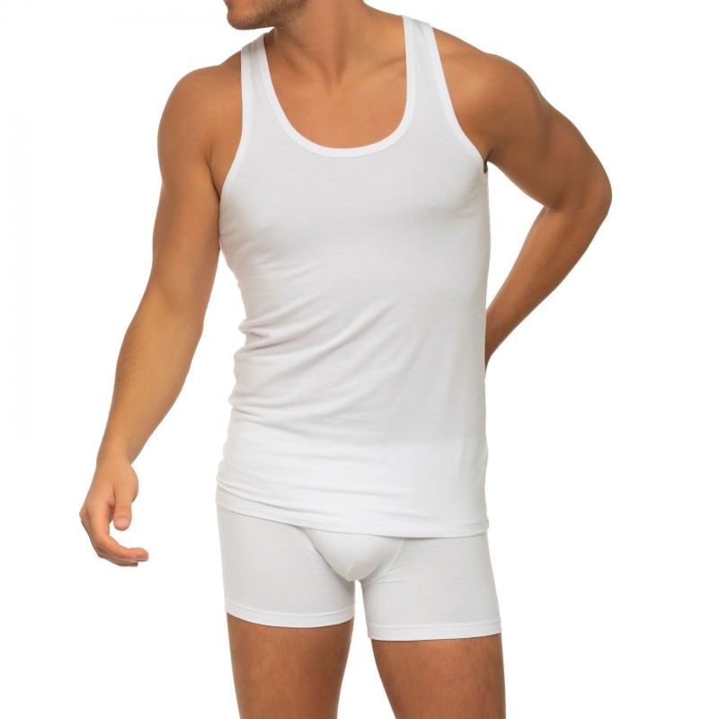 Boxerman_Herrenunterwäsche_Seidensticker_2-er Set_Unterhemd_Weiß