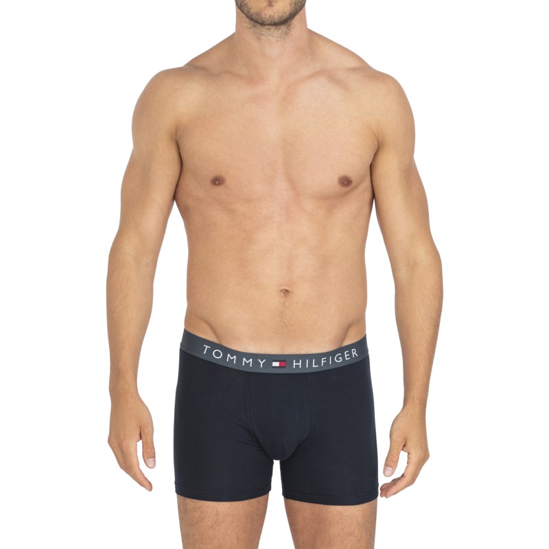 TommyHilfiger_3-erSet_Trunks_Blau_mitverschiedenfarbigemWebbund