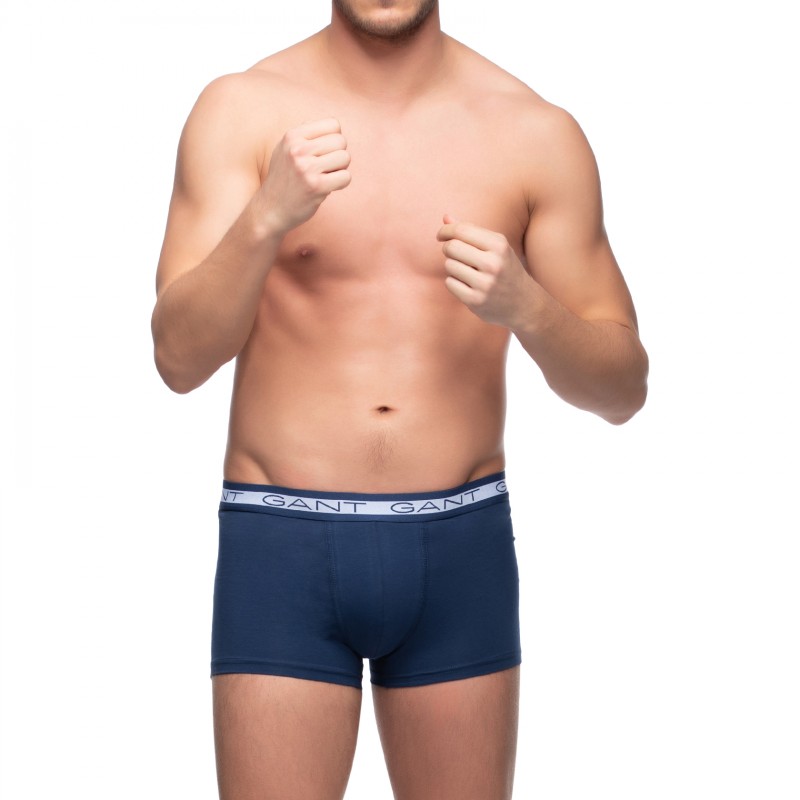 Boxerman_Herrenunterwäsche_Boxershorts_GANT_3-er Set_Trunks_Dunkelblau