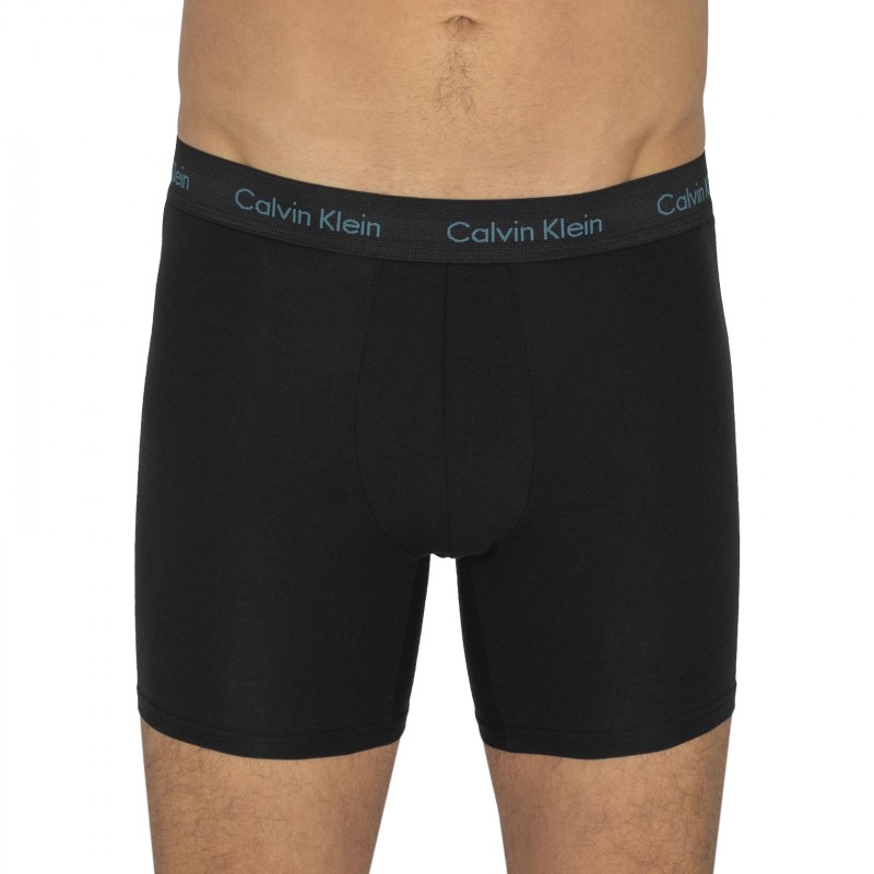 CalvinKlein_3-erSet_BoxerBriefs_Schwarz_mitverschiedenfarbigemWebbund