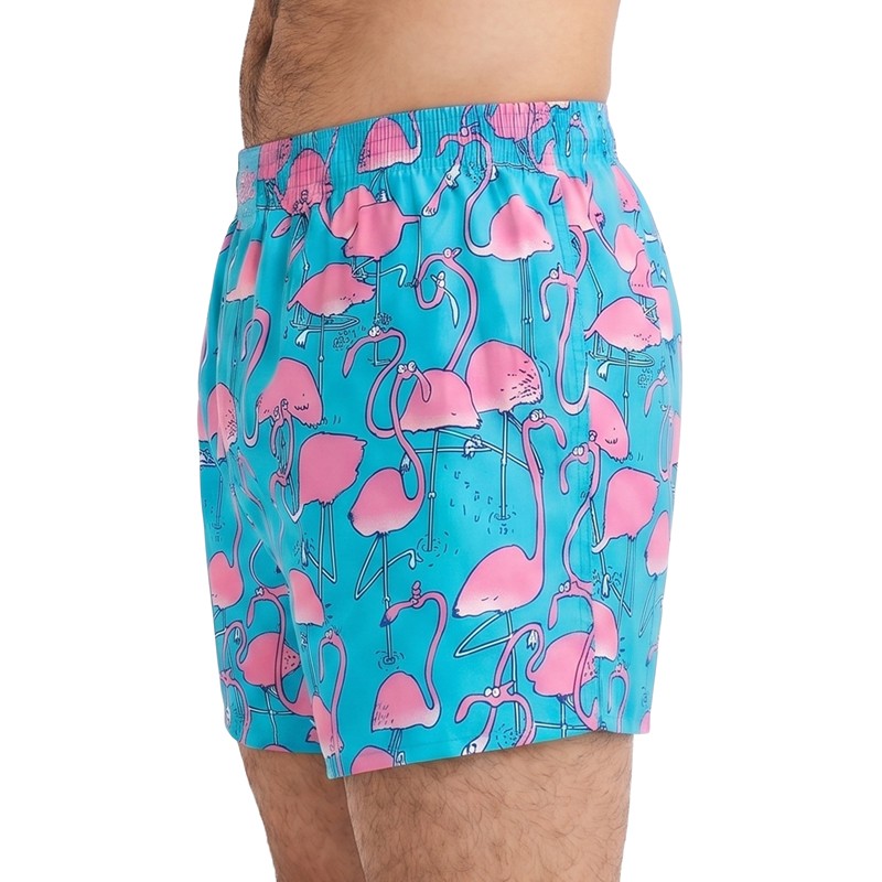 Lousy Livin Boxershorts 2-er Set Blau & Türkis mit Motiv
