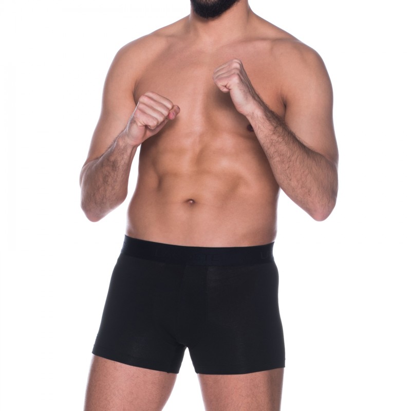 Lacoste_3-er Set_Trunks_Schwarz