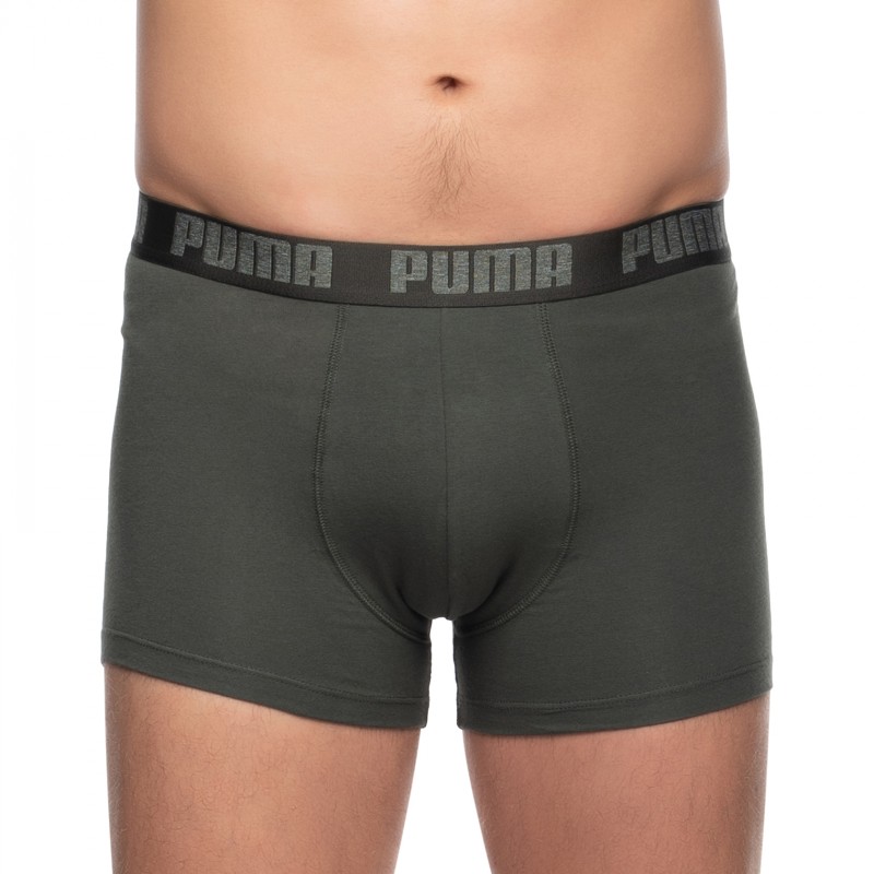 Boxerman_Herrenunterwäsche_Puma_2-er Set_Basic Boxer_Khakigrün