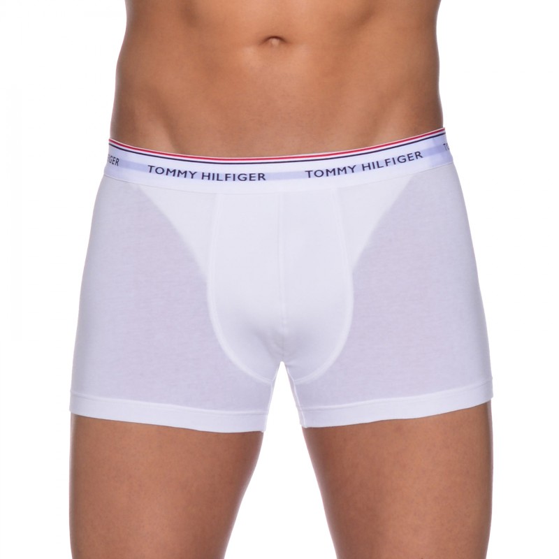 Tommy Hilfiger 3-er Stretch Trunks Weiß, Grau, Schwarz