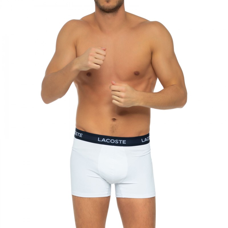 Boxerman_Herrenunterwäsche_Boxershorts_Lacoste_3-er Set_Trunks_Blau Rot Weiß