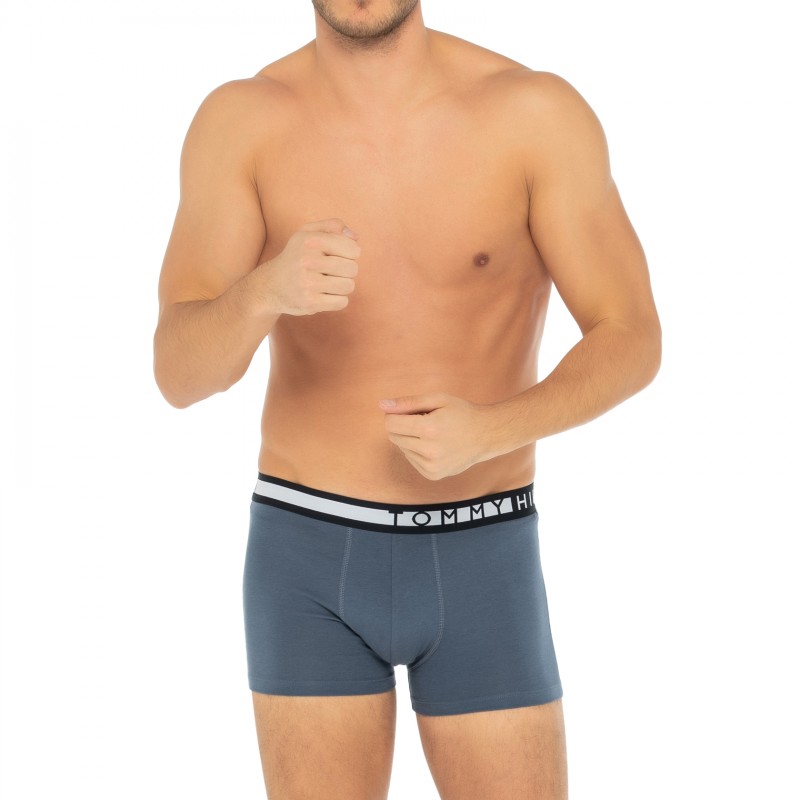 TommyHilfiger_3-erSet_Trunks_Blau_mitverschiedenfarbigemWebbund
