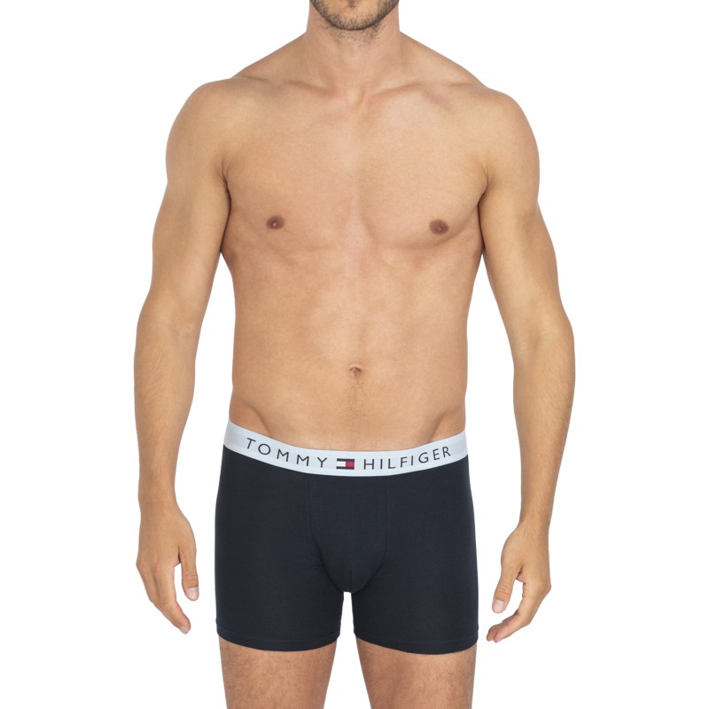 TommyHilfiger_3-erSet_Trunks_Blau_mitverschiedenfarbigemWebbund