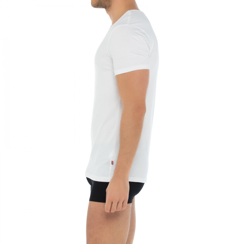 Levi's_3-erSet_T-Shirt_V-Ausschnitt_Weiß