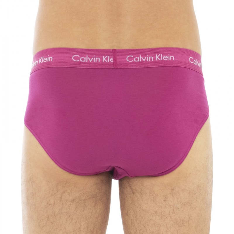 CalvinKlein_5-erSet_Slips_Pink,Grau,Orange,Schwarz&Beige