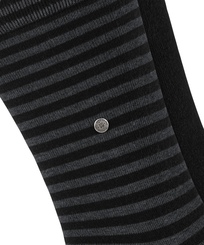 Burlington_2erSet_Socke_Schwarz_Grau
