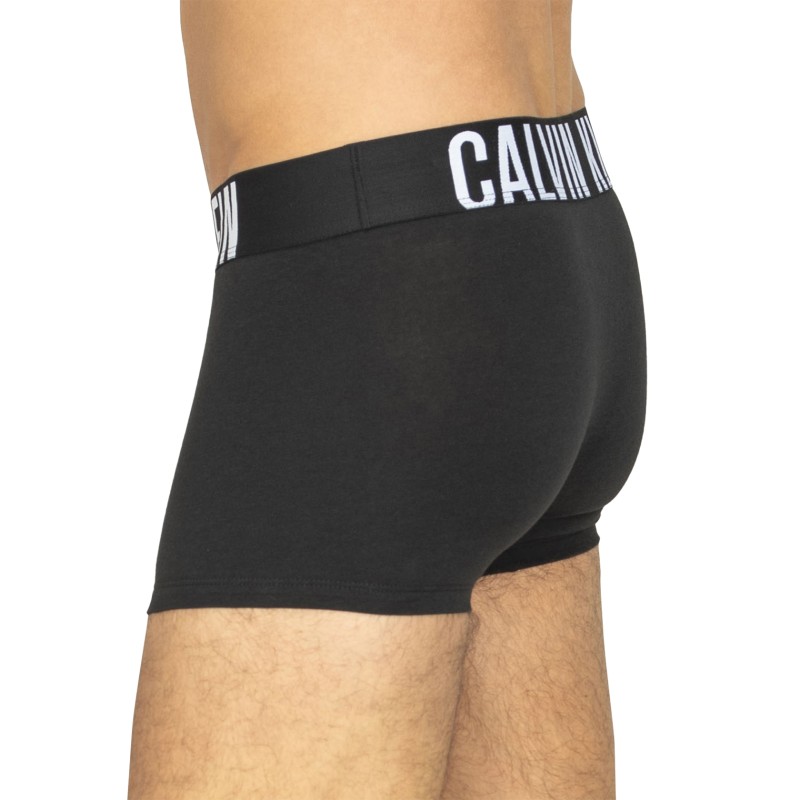 Calvin Klein 3-er Set Boxer Briefs Schwarz mit verschiedenfarbigem Webbund