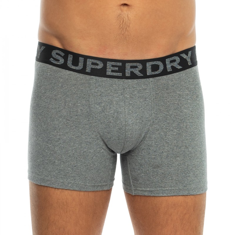 Superdry_3-erSet_BoxerBriefs_Schwarz,Orange&Grau