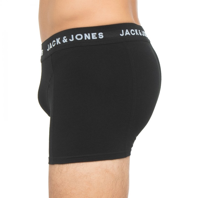 Jack & Jones 7-er Set Trunks Blau, Grau & Schwarz