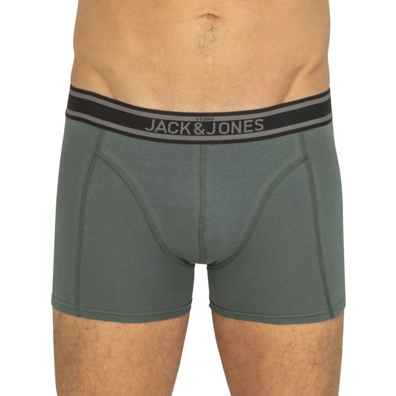 Jack&Jones_5-er_Set_Trunks_Schwarz_Grau_&_Blau_verschiedenfarbigen_Webbund