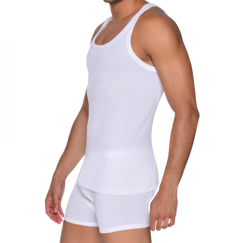 Schiesser Revival Tanktop Friedrich Weiss