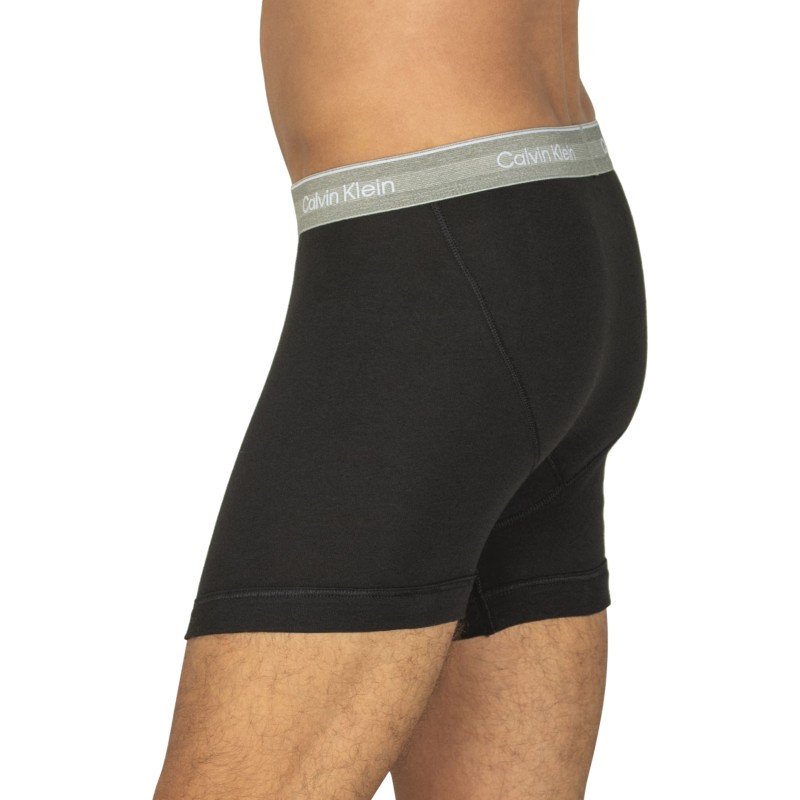 CalvinKlein_3-erSet_BoxerBriefs_Schwarz_mitverschiedenfarbigem_Webbund