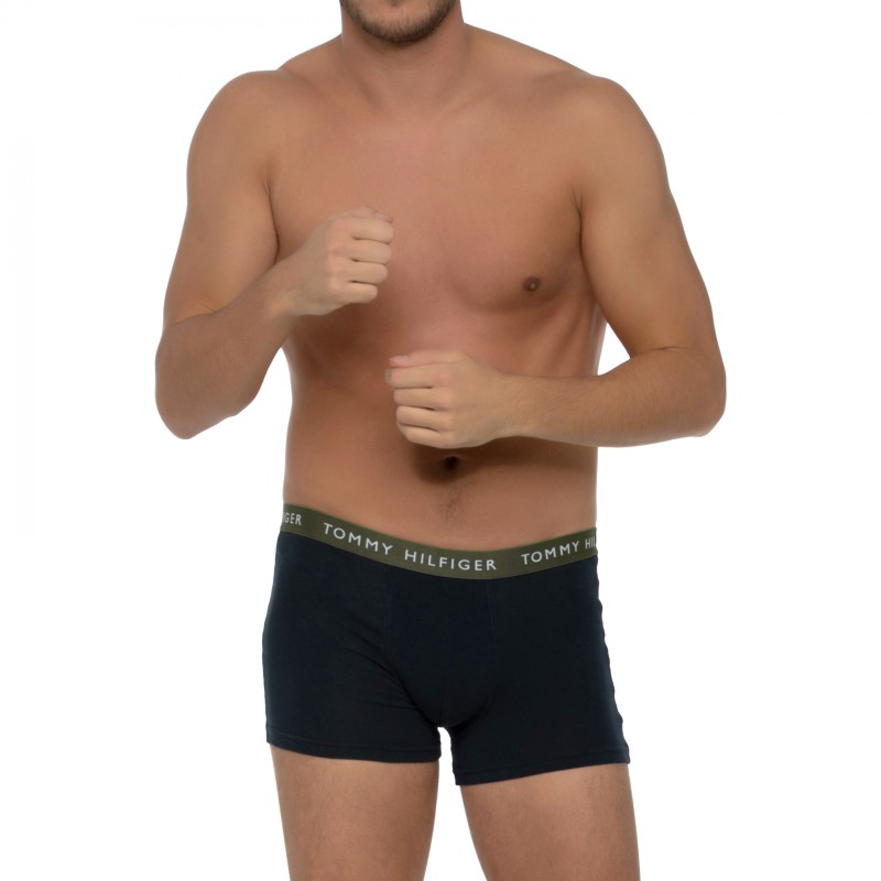 Boxerman_Herrenunterwäsche_Boxershorts_Tommy Hilfiger_3-er Set_Trunks_Dunkelblau