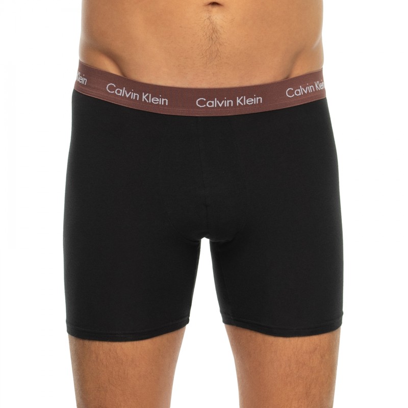 CalvinKlein_3-erSet_BoxerBriefs_Schwarz_mitverschiedenfarbigemWebbund